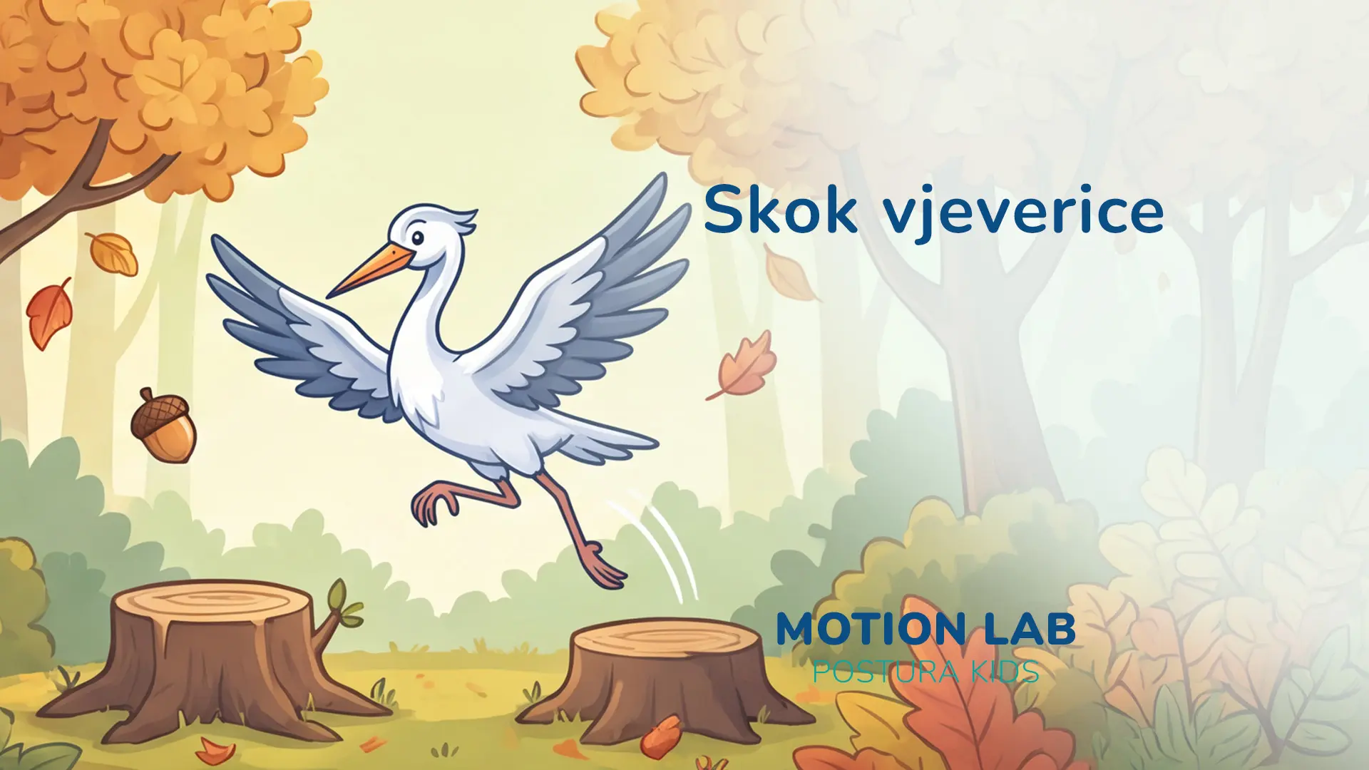 Postura Kids vježba - Skok vjeverice